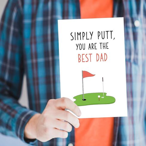 Heollaok Funny Father's Day Card from Daughter Son, Father's Day Gift, Humor Father's Day Card for Dad, Please Accept This Father's Day Card As A Token Of My Poverty in Kuwait