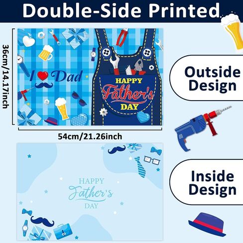 Happy Father's Day Card Jumbo Fathers Day Card with Envelope Big Fathers Day Card for Dad from Son or Daughter fathers day Express Your Love Signature Card greeting card Giant Shaped Jumbo Card Large 14 x 21.26 inch in Saudi Arabia