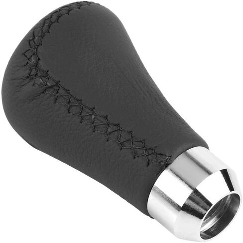 Car Gear Shift Knob ,Universal Car Vehicle 6 Speed Gear Shift Knob PU Shifter Stick with 3 Hoses(Black) in Saudi Arabia
