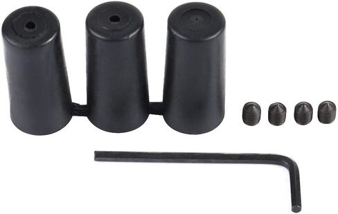 Car Gear Shift Knob ,Universal Car Vehicle 6 Speed Gear Shift Knob PU Shifter Stick with 3 Hoses(Black) in Saudi Arabia
