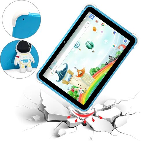 64GB 10.1 Inch Kids Tablet Android Tablet for Kids 2GB+64GB Toddler Tablet APP Preinstalled & Parent Control IWWA Kids Education Tablet with WiFi, Dual Camera, Bluetooth, Kid-Proof Case in Saudi Arabia