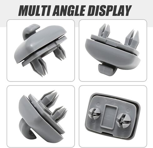 2 Pcs Interior Sun Visor Clips Replacement for Audi A1 A3 A4 A5 Q3 Q5 S3 S4 S5 TT, Base Makeup Mirror Fixing Bracket Parts # 8E0 857 562 in Saudi Arabia