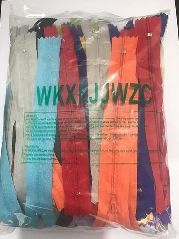 WKXFJJWZC 50pcs 14 Inch (35cm) Nylon Coil Zippers Bulk for Sewing Crafts 40 Color (14 inch) in Saudi Arabia