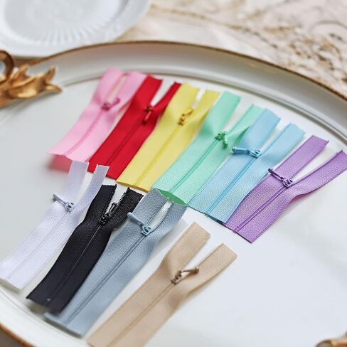 8cm/3.1" Tiny Multi Color Zippers, Micro Mini Zippers, Doll Clothes Zippers, Perfect for Doll Sewing Clothes Projects (5PCS) in Saudi Arabia