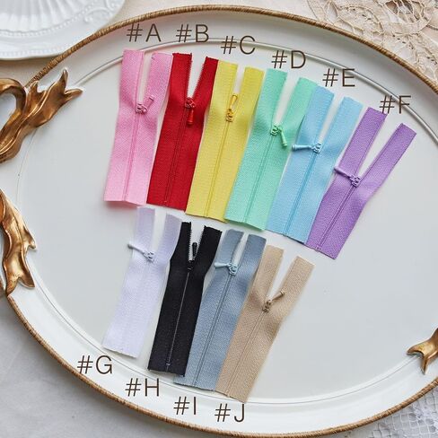 8cm/3.1" Tiny Multi Color Zippers, Micro Mini Zippers, Doll Clothes Zippers, Perfect for Doll Sewing Clothes Projects (5PCS) in Saudi Arabia