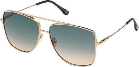Tom Ford REGGIE FT 0838 Shiny Rose Gold/Blue Shaded 61/14/140 women Sunglasses in Saudi Arabia