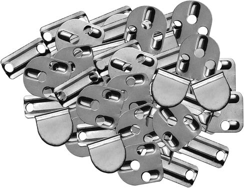 خطاف وقضيب بنطلون فضي مقاس 9 مم من Trimming Shop، مخيط على إغلاق العين لإصلاح السراويل والتنانير والملابس العصرية ومشروع الفنون والحرف اليدوية - زوجان in Kuwait