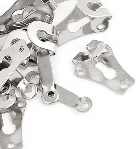 خطاف وقضيب بنطلون فضي مقاس 9 مم من Trimming Shop، مخيط على إغلاق العين لإصلاح السراويل والتنانير والملابس العصرية ومشروع الفنون والحرف اليدوية - زوجان in Kuwait