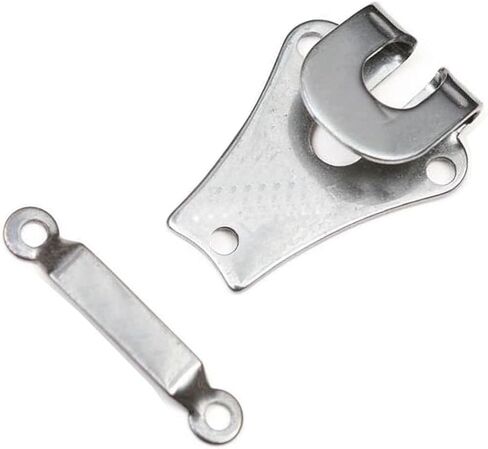 خطاف وقضيب بنطلون فضي مقاس 9 مم من Trimming Shop، مخيط على إغلاق العين لإصلاح السراويل والتنانير والملابس العصرية ومشروع الفنون والحرف اليدوية - زوجان in Kuwait