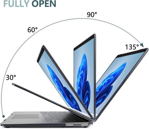 حافظة DONGKE لجهاز الكمبيوتر المحمول Microsoft Surface Go 2 2022 موديل 2013 مقاس 12.4 بوصة والكمبيوتر المحمول Surface Go 1 2020 موديل 1943، حافظة بلاستيكية صلبة مع غطاء لوحة مفاتيح وواقي شاشة، زهور الداليا in Kuwait