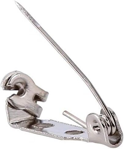Safety Rolling Catch Brooch,50Pcs Bar Pins Brooch Lock Back Safety Catch Rolling DIY Craft 20/25/32/38mm (32mm) in Saudi Arabia