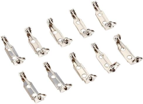 Safety Rolling Catch Brooch,50Pcs Bar Pins Brooch Lock Back Safety Catch Rolling DIY Craft 20/25/32/38mm (32mm) in Saudi Arabia
