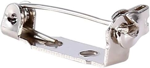 Safety Rolling Catch Brooch,50Pcs Bar Pins Brooch Lock Back Safety Catch Rolling DIY Craft 20/25/32/38mm (32mm) in Saudi Arabia