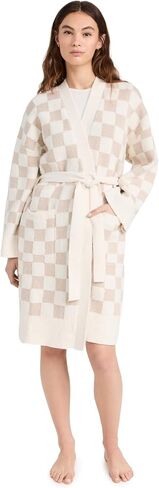 Barefoot Dreams Women's CozyCotton Checkered Robe in Saudi Arabia