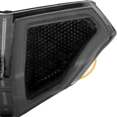 Qiilu Motorcycle LED Taillight,LED Brake Turn Signal Rear Light Assembly Smoky Lens High Brightness Fit for Ducati 848/1098/1198 in Saudi Arabia