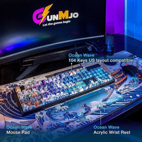 GUNMJO Dragon on fire Extended Gaming Mouse Pad, Ultra-Smooth Surface for Pixel-Precise Mouse Control, Durable Anti-Fray Stitching, Non-Slip Rubber Base, for Gamer, Office & Home, Light & Portable in Saudi Arabia