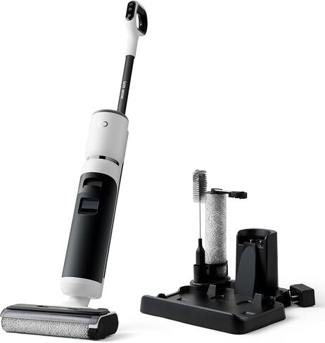 W10 16KPA Cordless Wet Dry Vacuum Cleaner with Self Cleaning, Vacuum and Mop, All in One Low Noise Mop Vacuum Cleaner with Dual Sided Cleaning for Hard Floor, Area Rugs, 8.8 lbs in Saudi Arabia