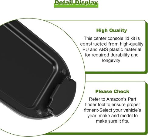 SCITOO Auto Beige Armrest Center Console Lid Skin Cover with Base Replacement fit 1999-2009 for Volkswagen for Jetta in Saudi Arabia