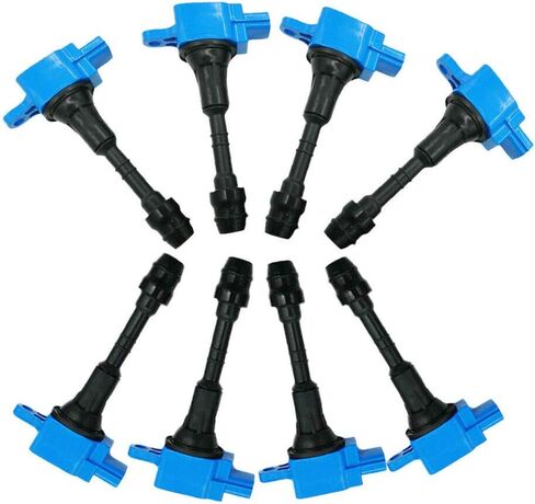 UF510 Set of 8pcs Ignition Coil Fits for 2005-2006 Nissan Armada 2004 Pathfinder 2004-2007 Titan for 2004-2006 Infiniti QX56 5.6L C1483 22448-7S015 in Saudi Arabia