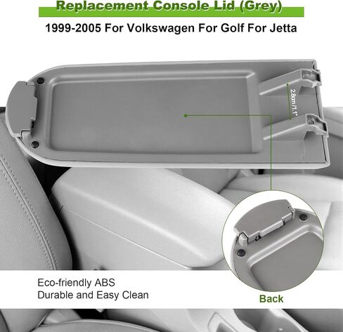 SCITOO Auto Beige Armrest Center Console Lid Skin Cover with Base Replacement fit 1999-2009 for Volkswagen for Jetta in Saudi Arabia
