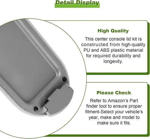 SCITOO Auto Beige Armrest Center Console Lid Skin Cover with Base Replacement fit 1999-2009 for Volkswagen for Jetta in Saudi Arabia