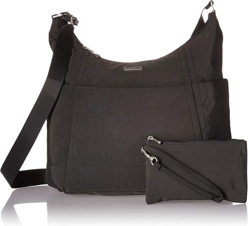 Baggallini Hobo Tote فحمي/فوشيا in Saudi Arabia