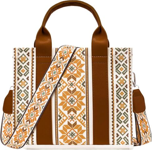 Tote Bag for Women, Boho Shoulder Bag Large Capacity Summer Beach Bag, Casual Handbags for Holiday Shopping Travel in Saudi Arabia