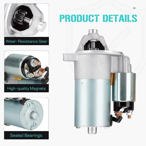 410-14031 Starter Fit for Ford Ranger 2.3L 1991-1997, 2.3L Mustang 1992-1993, for Mazda B Pickup 2.3L 2.5L B2300 1994-2001, Replaces for F17U11000AB, F1TZ11002A, SFD0003, 41014041 in Saudi Arabia