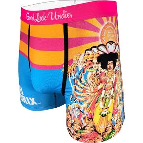 Good Luck Undies Men's Jimi Hendrix Boxer Brief Underwear