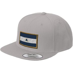 Custom Snapback Baseball Hat Nicaragua Embroidery Country Name Acrylic Cap Snaps