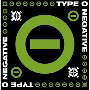 Type O Negative Negative Symbol Bandana Black