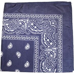 100% Cotton X-Large Paisley Double Sided Printed Bandana