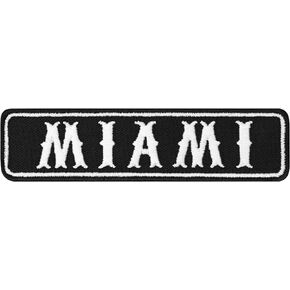 Biker Patch Biker Rankpatch Los Angeles Motorcycle Patch Applique to sew on or Iron on | USA Badge for All Fabrics and Leather | Sticker for Clothing | 3.94x0.98 in