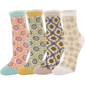 جوارب دانتيل من Benefeet Sox جوارب كاحل شفافة للنساء جوارب شبكية عصرية للفتيات جوارب نسائية رفيعة للغاية مصنوعة من الزجاج والكريستال