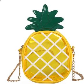 Novelty Pineapple CrossBody Purse Bag PU Phone Cute Mini Shoulder Wallet for Women Girl Boy (Pineapple)