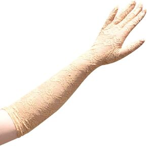 Lace Gloves Polka Dot Mesh Gloves Elegant Tea Party Lace Gloves Short Long Vintage Wedding Gloves for Women Costume