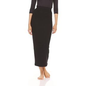 BGDK Ribbed Maxi Skirt with Elastic Waist for Women- Bodycon Office Pencil Skirt