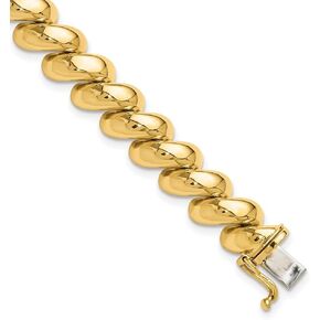 Diamond2Deal 14k Yellow Gold San Marco Bracelet For Women