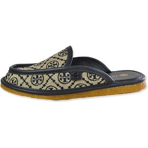 حذاء نسائي من Tory Burch 87680 من قماش الجاكار المنسوج مصنوع من جلد الأنابيب Buddy Mule سهل الارتداء، in Saudi Arabia