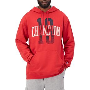 Champion Men's Hoodie, Powerblend, Fleece Pullover, Comfortable Graphic Sweatshirt for Men