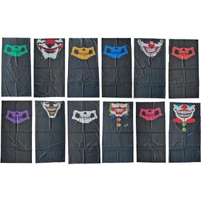 12 Seamless Face Mask Gaiter Skull Jaw Bone Bandana Biker Winter Sport Headband Skullcap Neckerchief Head Wrap