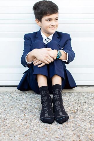 Sock Religious First Communion Boys Black Polyester Blend Novelty Religious Socks, Kids in Kuwait