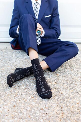 Sock Religious First Communion Boys Black Polyester Blend Novelty Religious Socks, Kids in Kuwait