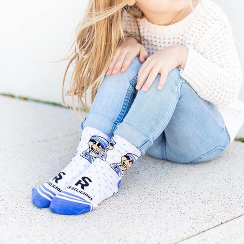 Sock Religious St. Teresa of Calcutta Blue Polyester Blend Novelty Religious Socks, Youth in Kuwait