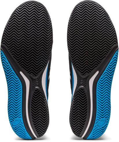 ASICS Men's Gel-Resolution 9 Clay Tennis Shoes, 8.5, Black/White in Saudi Arabia