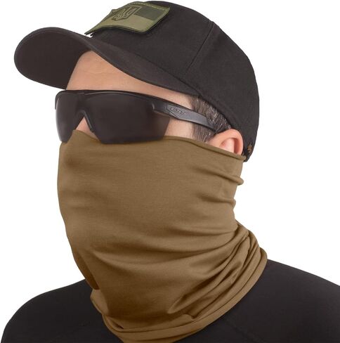 281Z Organic Cotton Breathable Summer Neck Gaiter for Men and Women - Face Scarf for Outdoor Activities in Kuwait