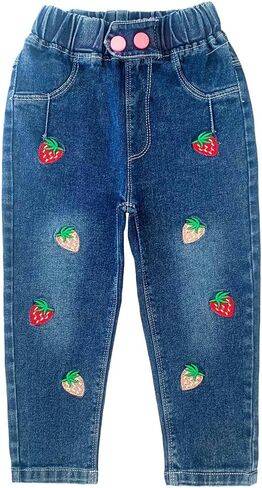 Peacolate 3-6Years Girl Denim Jeans in Saudi Arabia