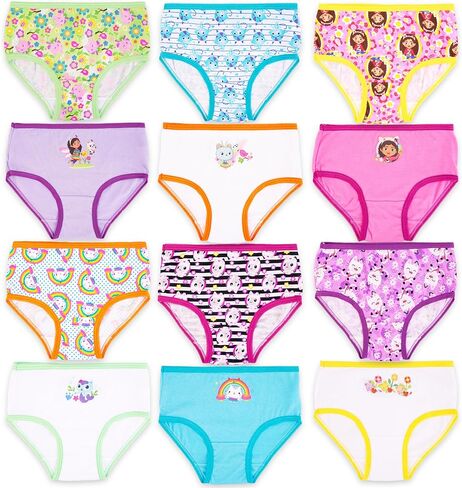 ملابس داخلية من DreamWorks Gabby's Dollhouse لمدة 12 يومًا لفتح صندوقها لقضاء عطلة ممتعة مع الملصقات ومخطط نجاح المرحاض in Kuwait