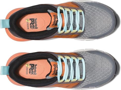 حذاء عمل رياضي صناعي من Timberland PRO، Radius Composite Safety Toe، رمادي/أسود/برتقالي-2024 جديد، عرض 9.5 in Saudi Arabia