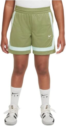 Nike Girls Crossover Dri-Fit Basketball Standard Fit Shorts Medium in Saudi Arabia